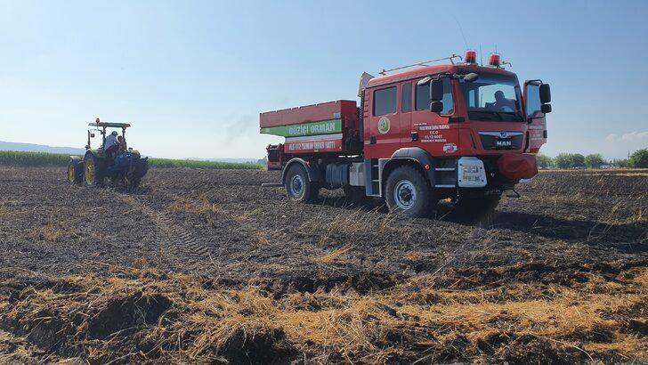 Osmaniye'de buğday tarlalarında çıkan yangın söndürüldü G1