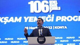 Çevre, Şehircilik ve İklim Değişikliği Bakanı Murat Kurum, Konya'da MÜSİAD'ın toplantısında konuştu: