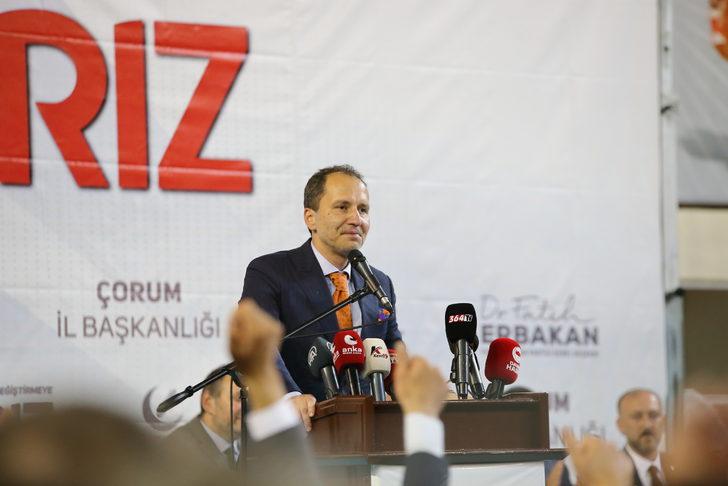 Yeniden Refah Partisi Genel Başkanı Erbakan, Çorum'da konuştu: G3