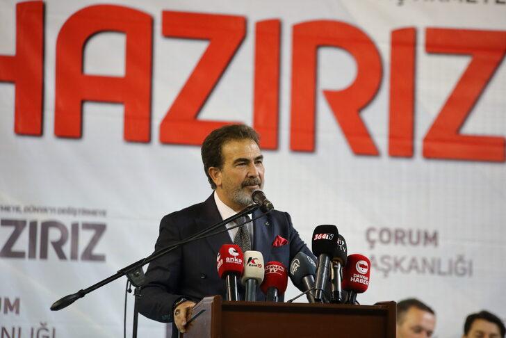 Yeniden Refah Partisi Genel Başkanı Erbakan, Çorum'da konuştu: G5