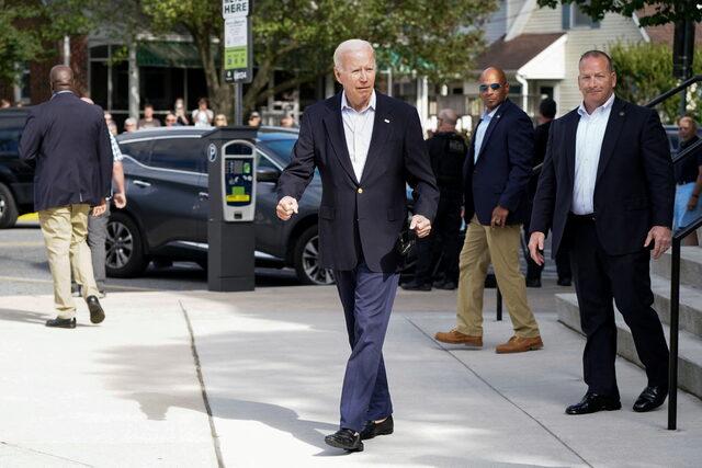 U.S. President Joe Biden attends Mass at St. Edmond Roman Catholic Church in Rehoboth Beach