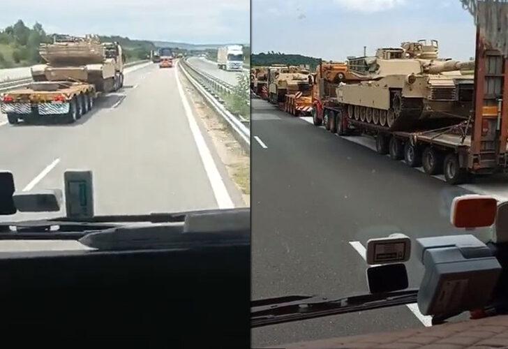 Yunanistan'ın sınıra ilerleyen askeri konvoyu görüntülendi! Türk şoförün sözleri gündem oldu: Bir dünya tır var, saldıracaklar herhalde 