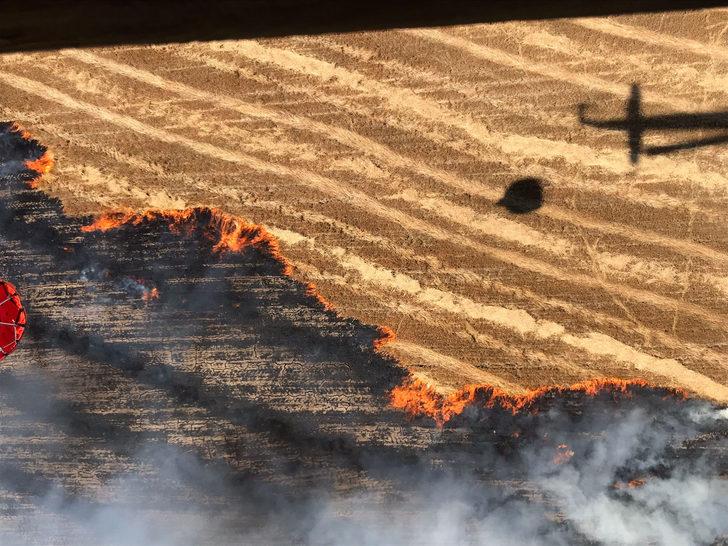 Balıkesir'de tarım arazisinde çıkan yangın söndürüldü G2