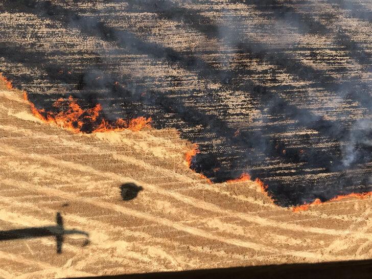 Balıkesir'de tarım arazisinde çıkan yangın söndürüldü G3