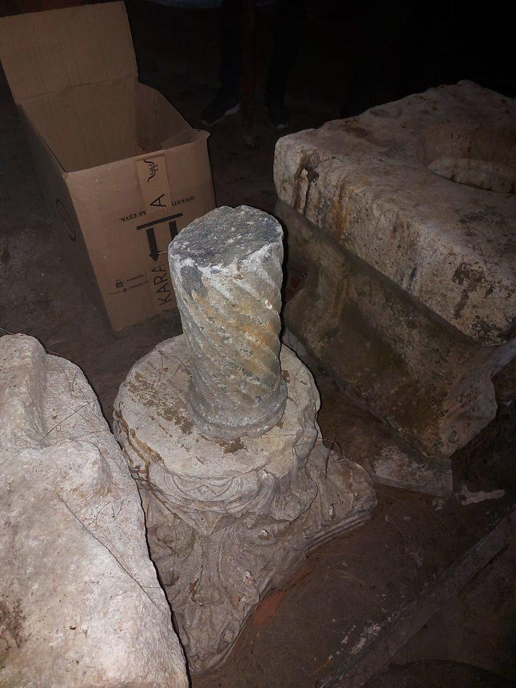 Hatay'da Roma dönemine ait olduğu değerlendirilen 10 kaide ele geçirildi G3