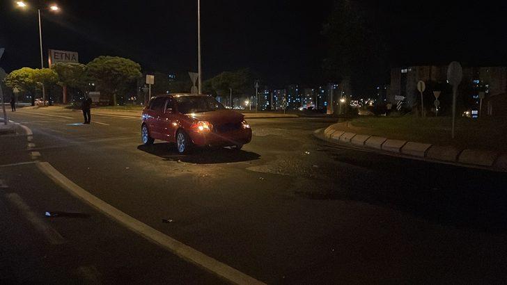 Kayseri'de kaza yapan sürücü, otomobilini bırakıp kaçtı