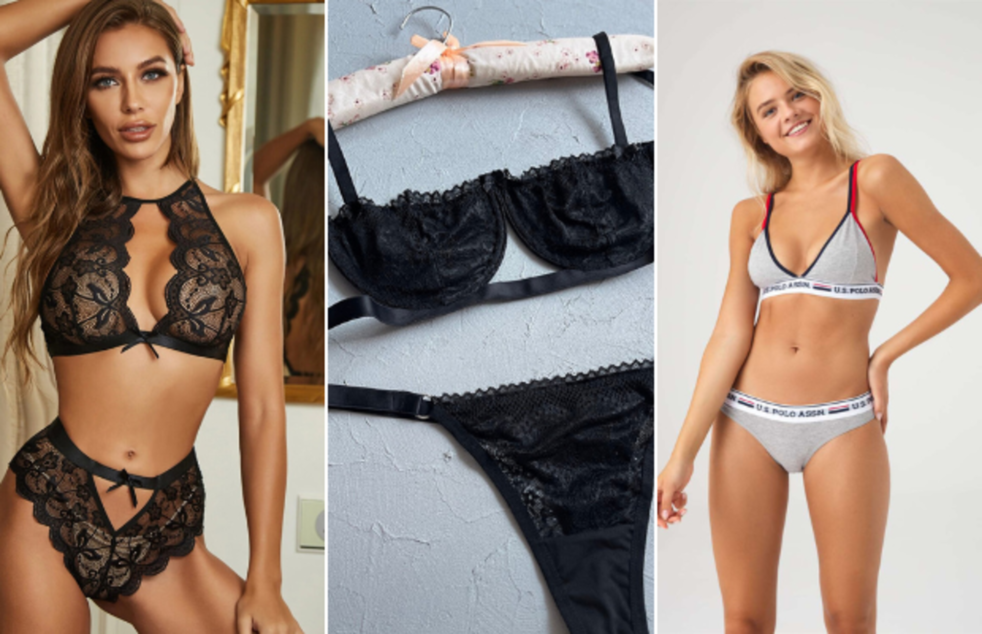 Şık ve zarif görüntülerine karşın cazip fiyatlarıyla şaşırtan kadın iç çamaşırı takımları