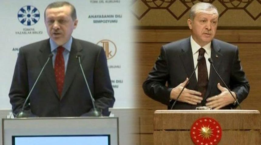 Erdoğan 2 yıl önce 'Türkçe felsefe yapılmaz demek ırkçılıktır' demiş