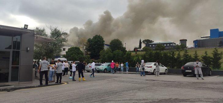 Kocaeli'de kimya fabrikasında yangın çıktı G2