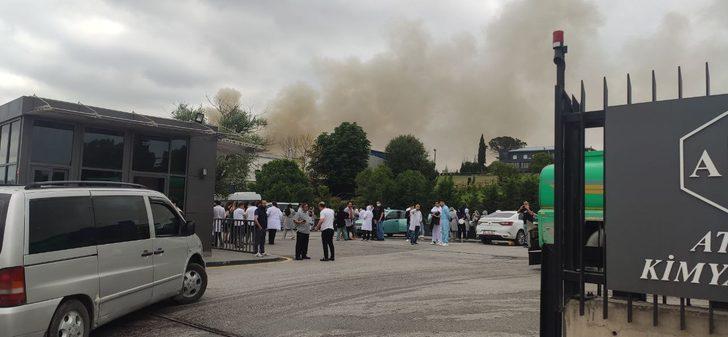 Kocaeli'de kimya fabrikasında yangın çıktı G3