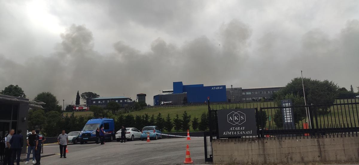 G&Uuml;NCELLEME - Kocaeli'de kimya fabrikasında &ccedil;ıkan yangına m&uuml;dahale ediliyor