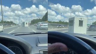 TEM otoyolunda yürekler ağızlara geldi! Kamyonetin kasasından yola düştü, sürücü son anda fark etti