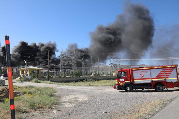 Başkale'de trafo merkezinde yangın çıktı G3