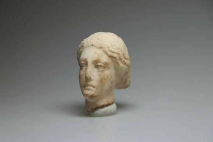 Niğde Tyana Antik Kenti'nde Roma dönemine ait mermerden kadın figürü bulundu G2