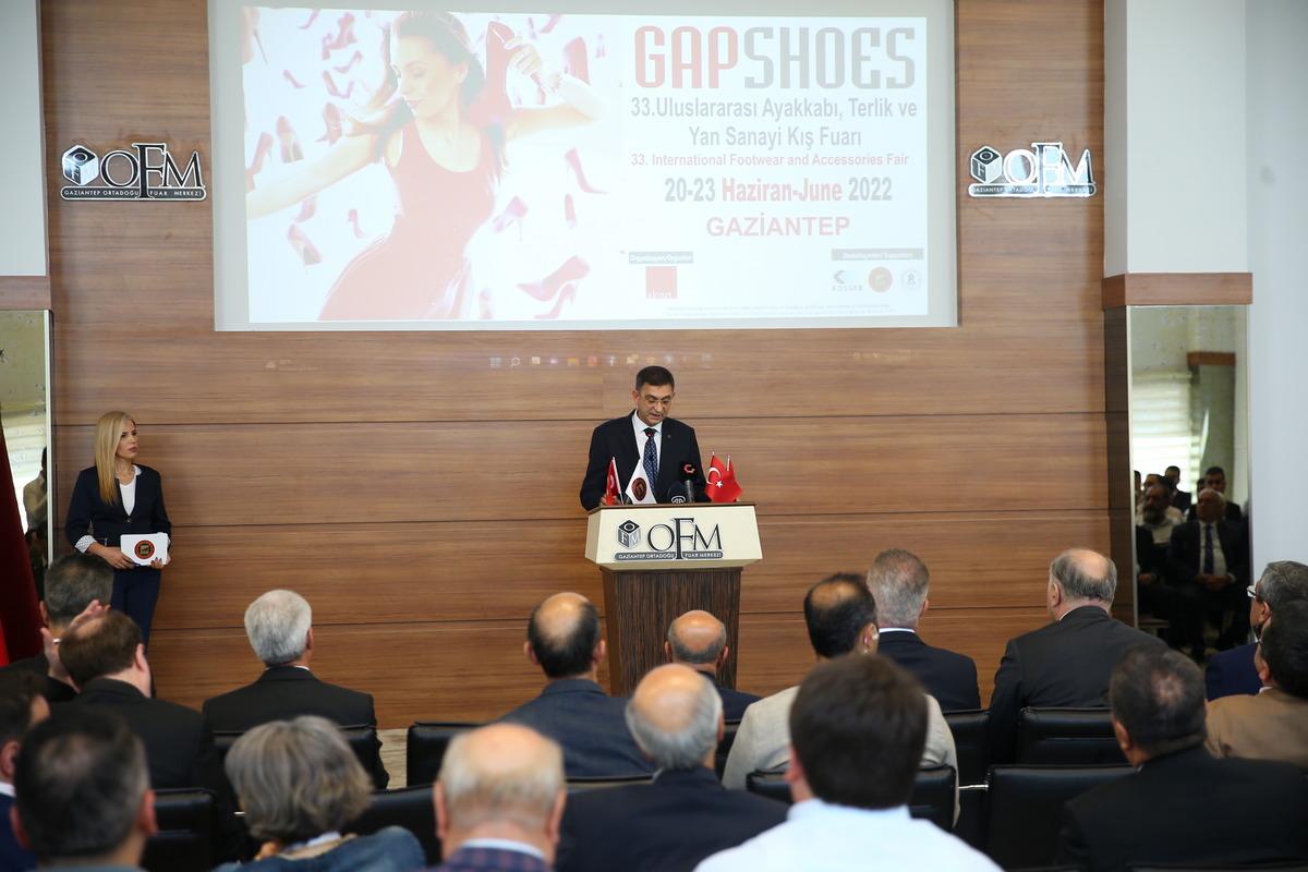 Gaziantep'te 33. Uluslararası GAPSHOES Kış Fuarı a&ccedil;ıldı