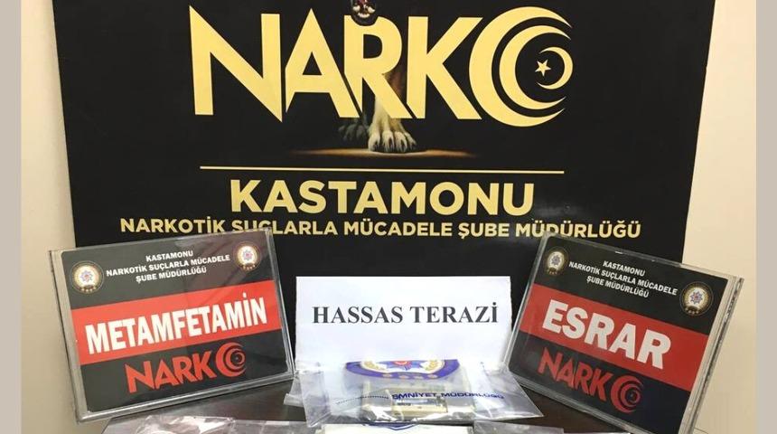 Kastamonu'da uyuşturucu operasyonlarında 2 şüpheli tutuklandı