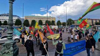 İsveç'ten bir kez daha skandal görüntüler geldi! Göteborg'da küstah gösteri