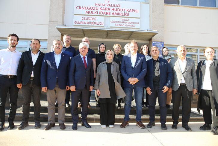 AK Parti İnsan Hakları Başkanı Usta ve beraberindeki heyet Suriye'de incelemelerde bulundu G1