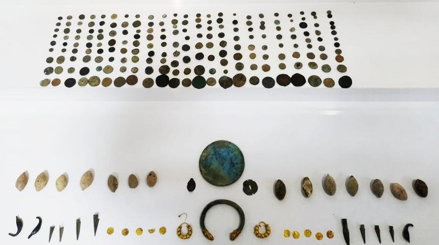 Balıkesir'de tarihi eser operasyonunda 2 şüpheli yakalandı