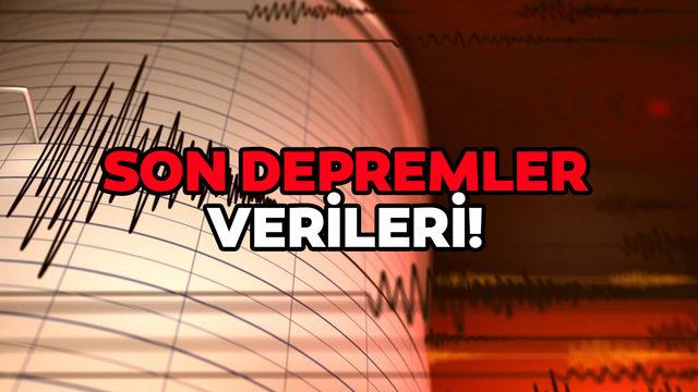 SON DEPREMLER! 15 Temmuz deprem mi oldu? Kandilli Rasathanesi son depremler listesi 15 Temmuz 2022 Cuma
