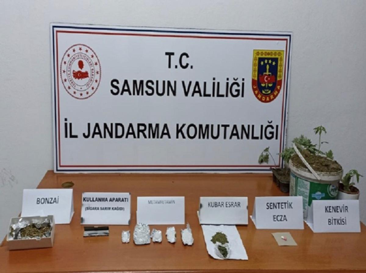 Samsun'da uyuşturucu operasyonlarında 18 zanlı yakalandı