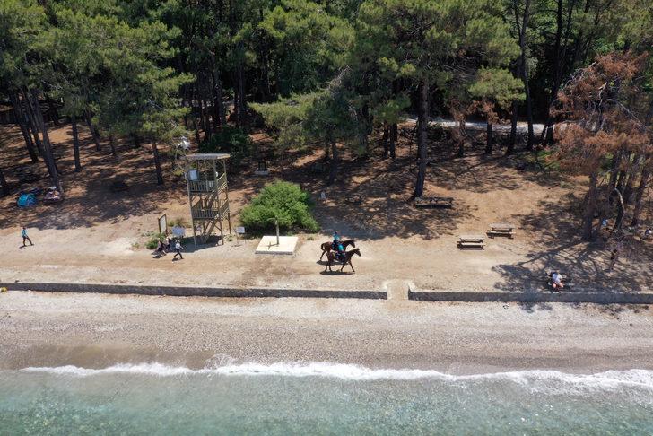 Dilek Yarımadası Milli Parkı'nda güvenliği atlı jandarma ekipleri sağlıyor G4