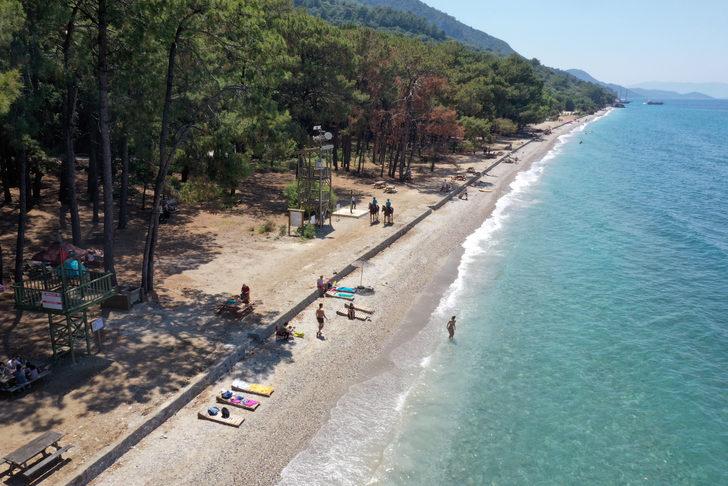 Dilek Yarımadası Milli Parkı'nda güvenliği atlı jandarma ekipleri sağlıyor G5