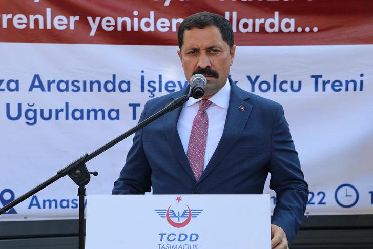 Samsun-Amasya ve Amasya-Havza bölgesel tren seferleri yeniden başladı G3