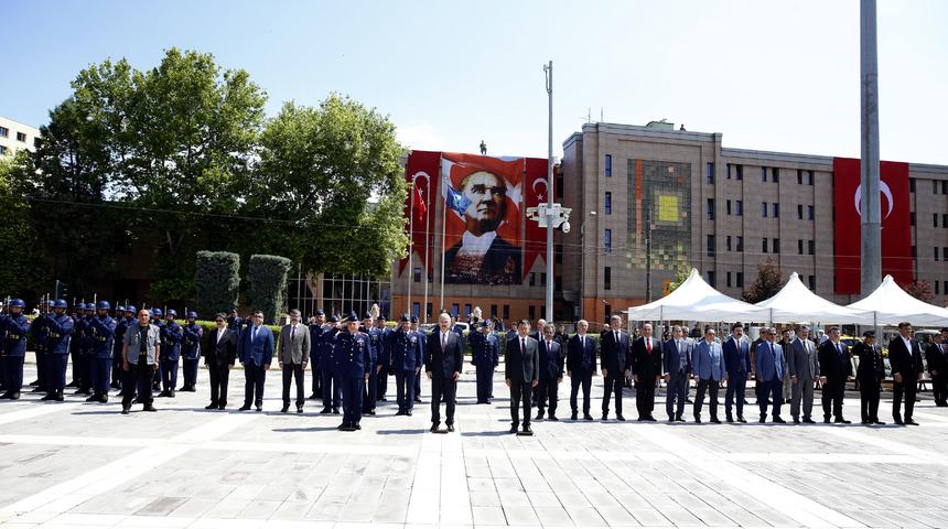 Atatürk'ün Eskişehir'e ilk gelişinin 102. yıl dönümü törenle kutlandı