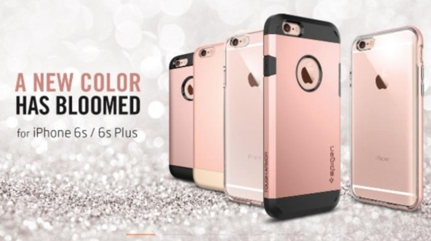 Pembe iPhone 6s/6s Plus Spigen tarafından doğrulandı!