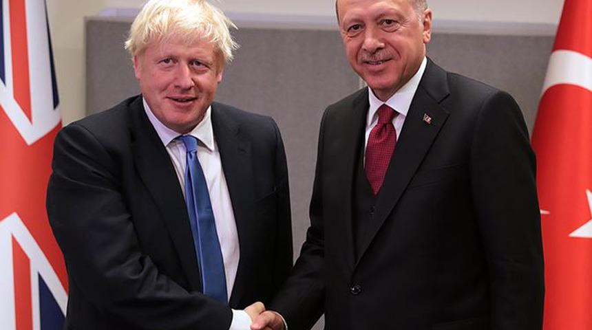 Cumhurbaşkanı Erdoğan ile Boris Johnson arasında kritik görüşme