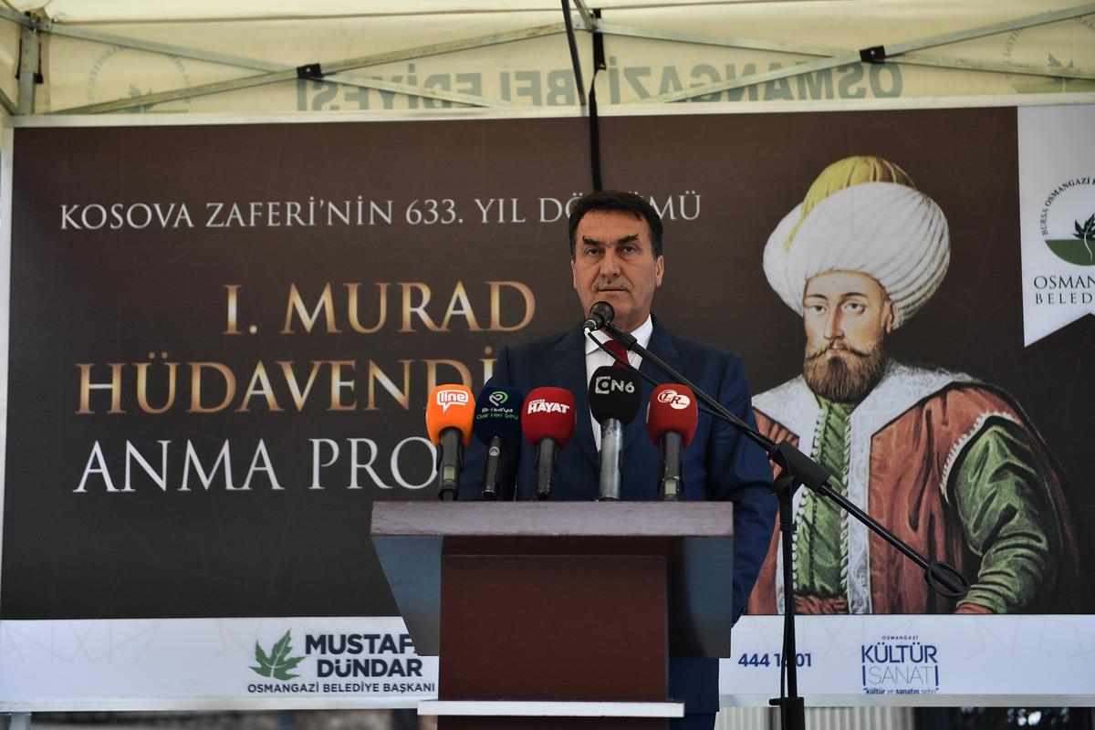 Sultan 1. Murad şehadetinin 633. yılında Bursa'da anıldı