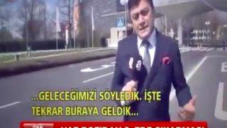 A Haber muhabiri Mevlüt Yüksel ikinci kez ZDF önünde