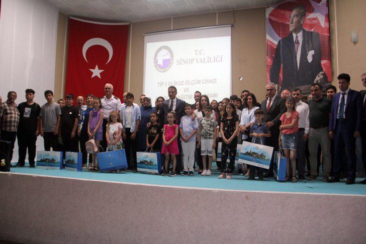 Sinop'ta diyabet hastası 29 çocuğa glikoz ölçüm cihazı verildi G4