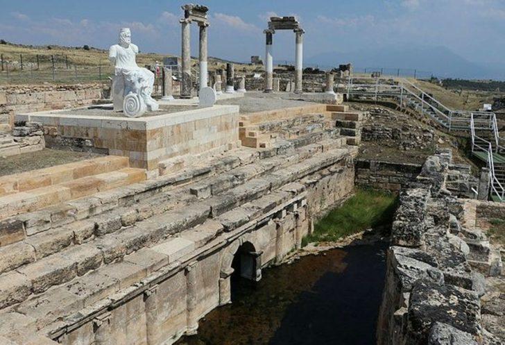 Pamukkale Hierapolis Antik Kenti'ndeki "Cehennem Kapısı" 1500 yıl sonra açıldı G1