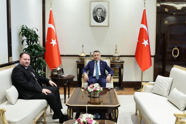 Cumhurbaşkanı Yardımcısı Oktay, KKTC İçişleri Bakanı Öztürkler'i kabul etti G2