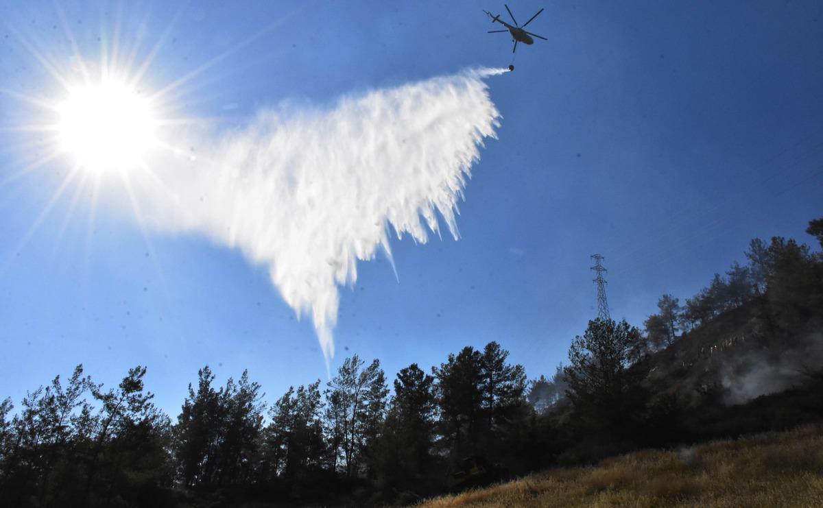 G&Uuml;NCELLEME - Muğla'da orman yangını &ccedil;ıktı