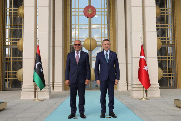 Cumhurbaşkanı Yardımcısı Oktay, Libya Başkanlık Konseyi Başkan Yardımcısı Lafi'yi kabul etti G1