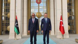 Cumhurbaşkanı Yardımcısı Oktay, Libya Başkanlık Konseyi Başkan Yardımcısı Lafi'yi kabul etti