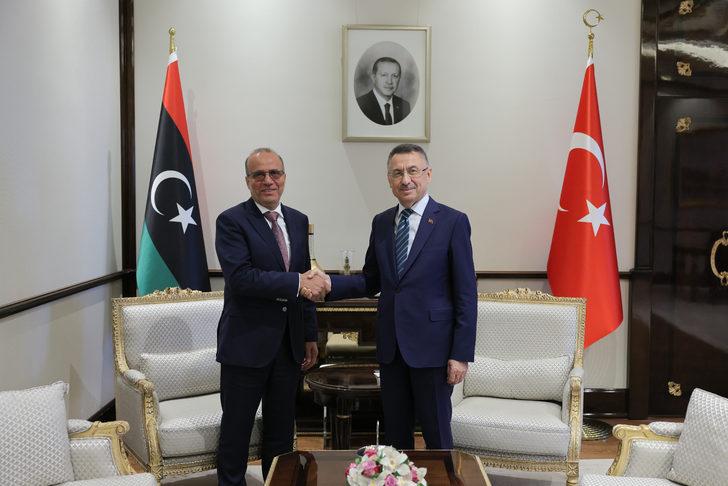 Cumhurbaşkanı Yardımcısı Oktay, Libya Başkanlık Konseyi Başkan Yardımcısı Lafi'yi kabul etti G3