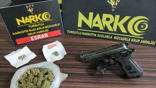 Manisa'da uyuşturucu ticareti yaptığı iddia edilen 1 kişi tutuklandı