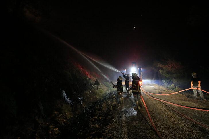Marmaris'teki orman yangını devam ediyor G2