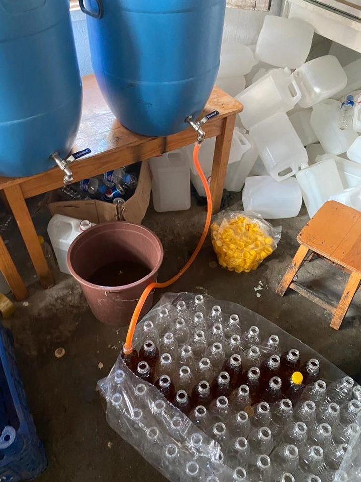 Adana'da 275 litre sahte içki ve 685 litre etil alkol ele geçirildi G2