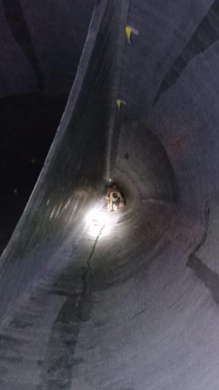 İhracat için limanda bekleyen türbin kanadına saklanan 4 yabancı uyruklu yakalandı G2