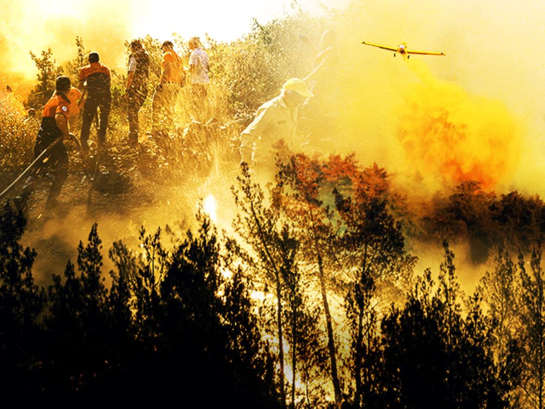 SON DAKİKA | Marmaris'teki yangın devam ediyor! R&uuml;zgar, &ccedil;alışmaları daha da zorlaştırdı: Yangın kriz merkezi boşaltıldı