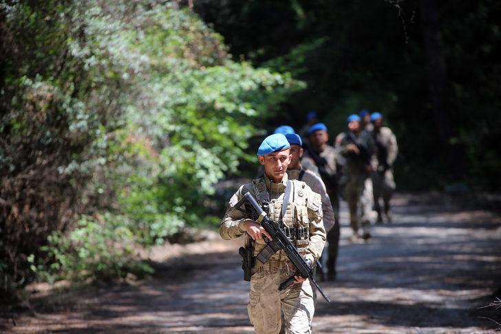 Aydın'da orman yangınlarına karşı komandolar ve özel harekat polisleri devriyeye başladı G1