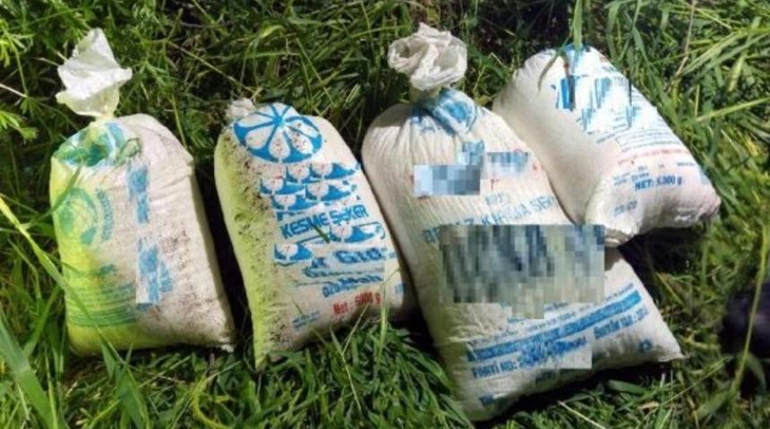 Siirt'te mezarlıkta patlayıcı yapımında kullanılan malzemeler ele ge&ccedil;ti