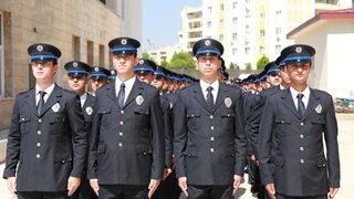 Adana'da polis adayları mezuniyet heyecanı yaşadı