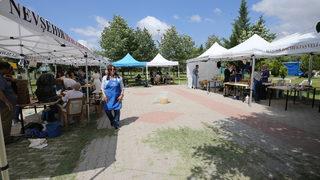 Yerli ve yabancı seramik sanatçıları Avanos'ta buluştu