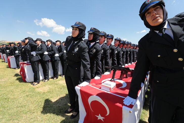 Aksaray'da polis adayları mezuniyet sevinci yaşadı G4